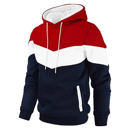 Blue Red White Kangaroo Hoodie